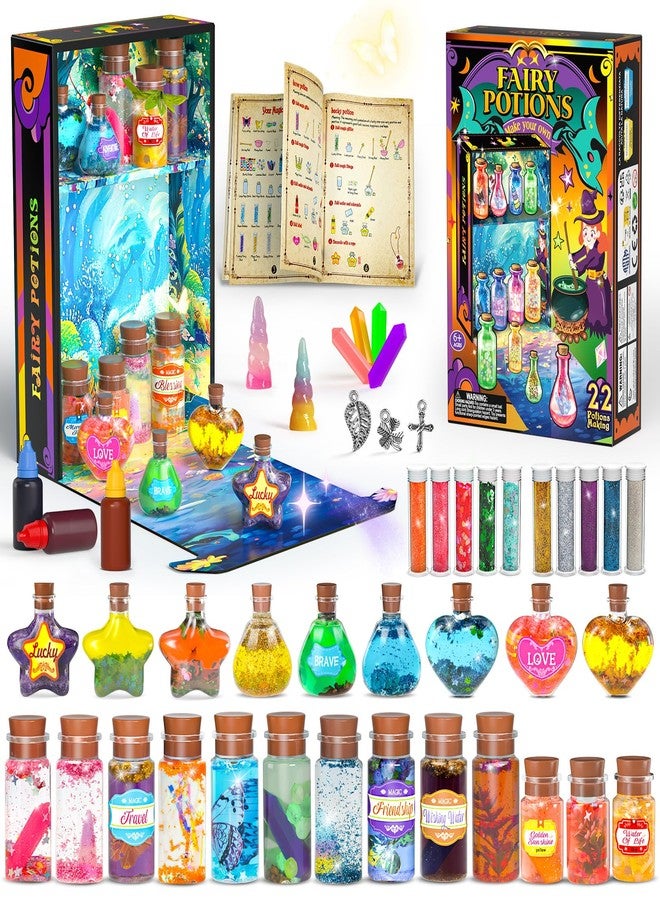 GORISPI Magic Potion Kit for Girls - Fairy Potions Kit 22 Potions Magic Mix Kit for Kids 6 7 8 9 10 12+ Years Mystery Potion Making kit Art Craft Kit Gifts Toys for Christmas Halloween Birthday - Image 1